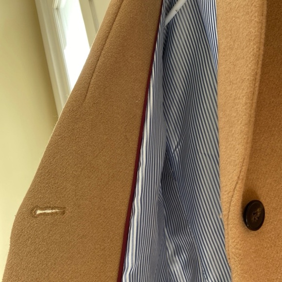 J Crew Camel Wool Coat Size 2 - Picture 8 of 10